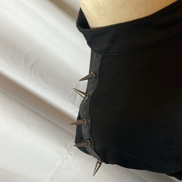 Widow Spike Epaulet Keyhole Dress Size 1X - Picture 2 of 5